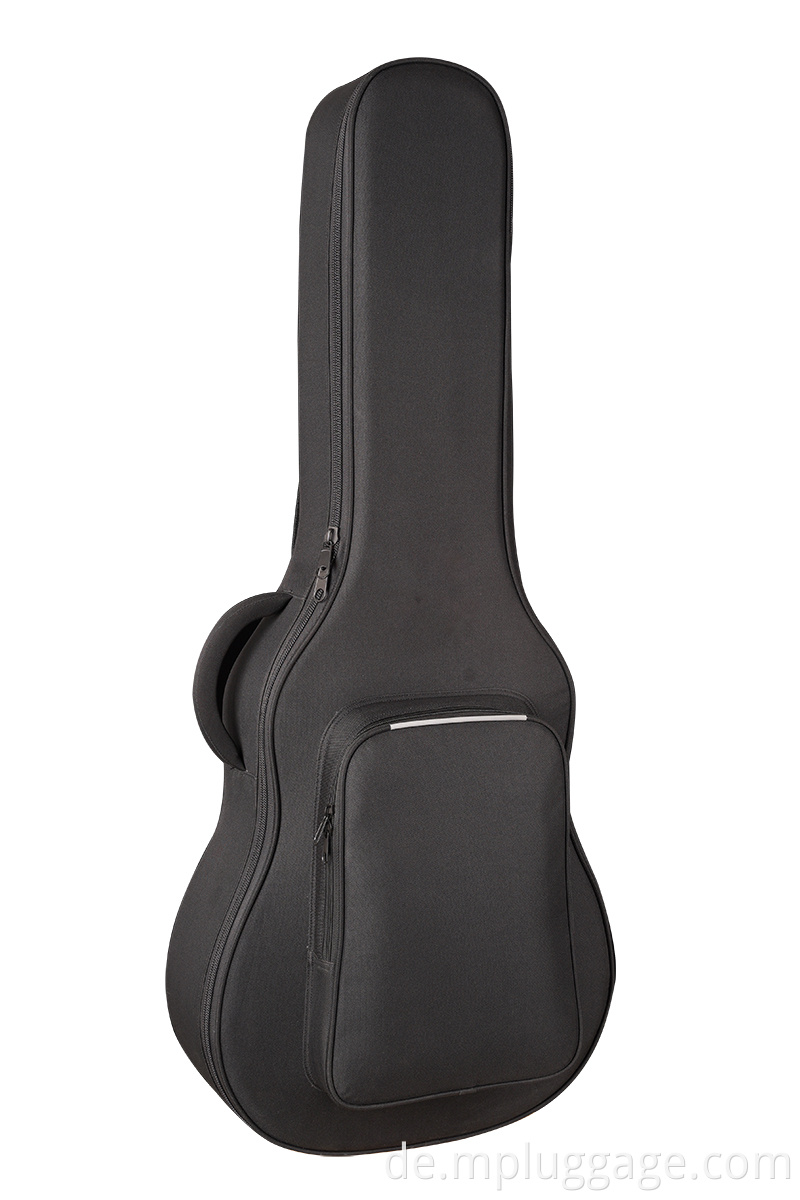 Einfache schwarze Gitarrenmusiktasche Simple Black Guitar Music Bag